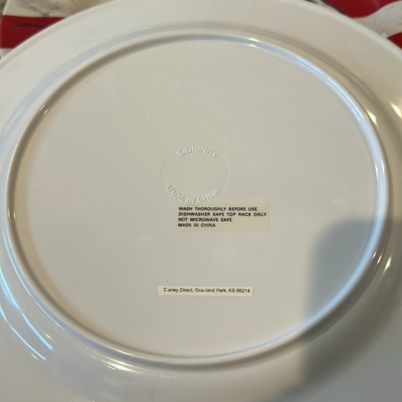 Disney salute to America Mickey Mouse 11 inch plates set of four - Picture 5 of 6
